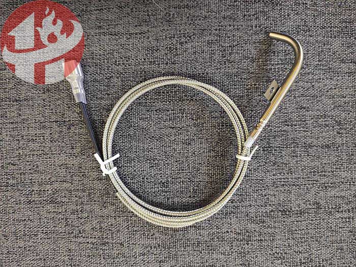 Temperature sensing rod