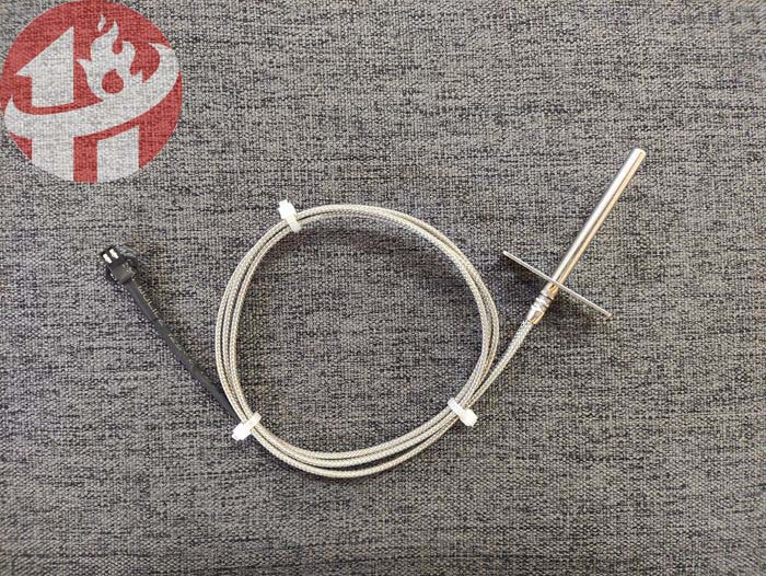 Temperature sensing rod